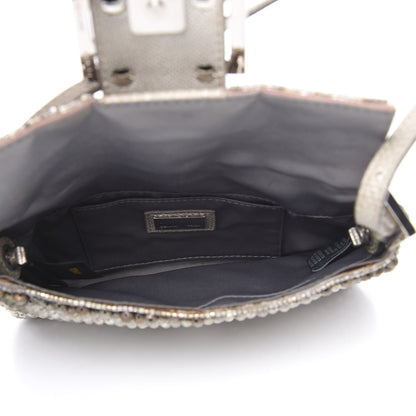 Fendi Beaded Baguette Gold 5 of 14