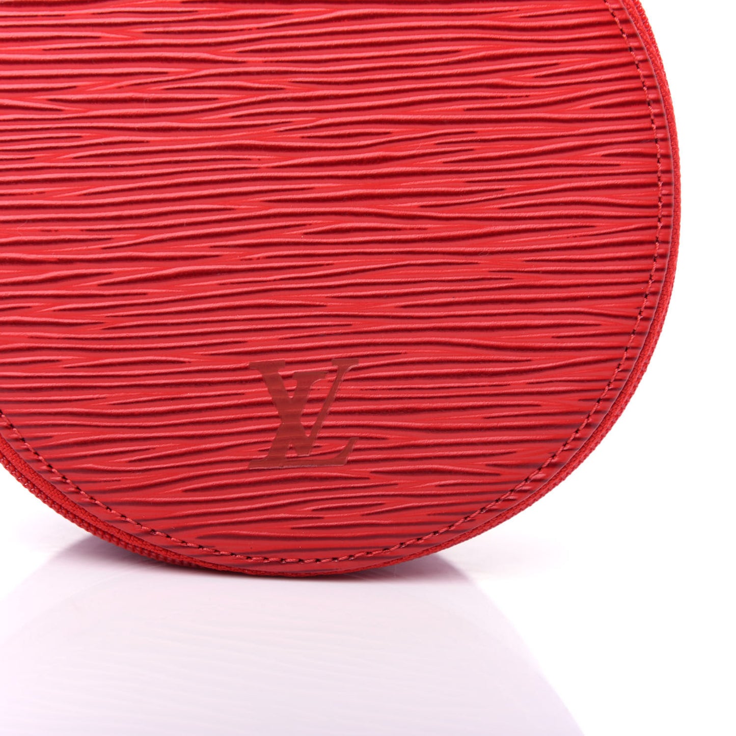 Epi Ecrin Bijoux 12cm Jewelry Box Case Rouge
