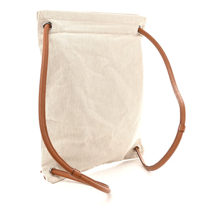 Hermes Canvas Swift Aline Grooming Bag Gold 3 of 10