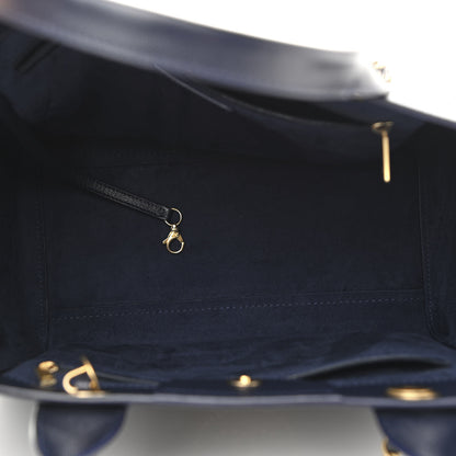 Chanel Caviar Small Studded Deauville Tote Navy 5 of 11