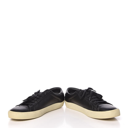 Saint Laurent Calfskin Court Classic Sneakers 39 Black 15 of 16