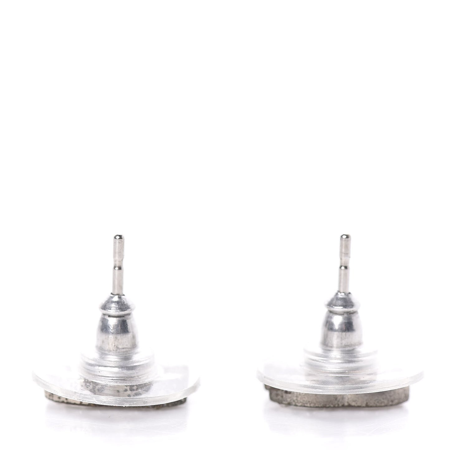Crystal Mini Timeless CC Earrings Silver