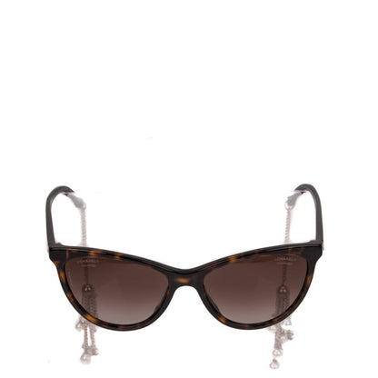 Chanel Acetate Polarized Fantasy Pearl Cat Eye Sunglasses 5341-H-A Tortoise 2 of 6