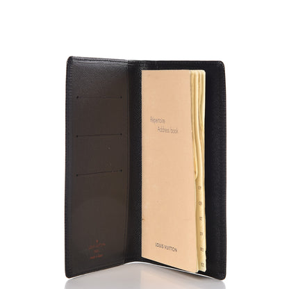 Louis Vuitton Epi Pocket Agenda Cover Black 5 of 7