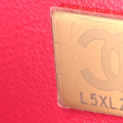 Chanel Satin Quilted CC Mini Rectangular Flap Dark Pink 7 of 10