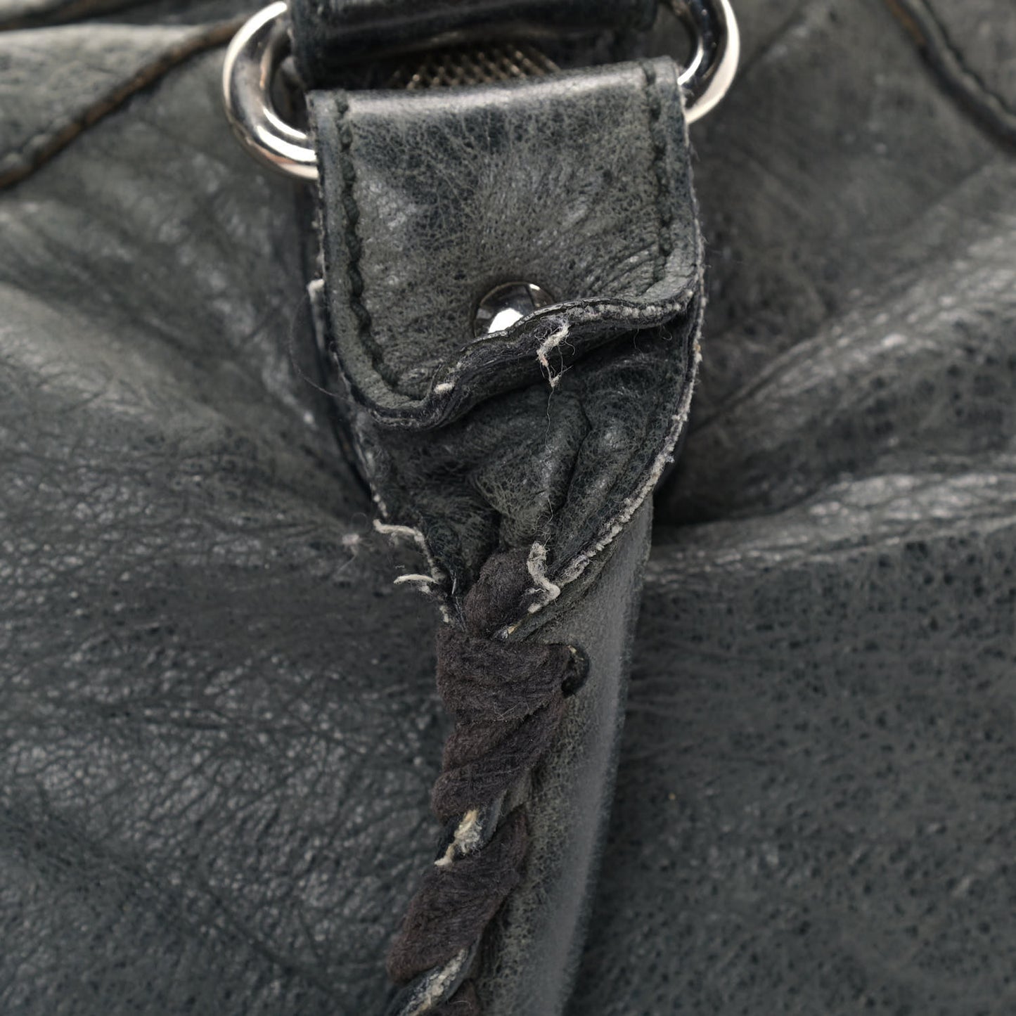 Agneau Giant 21 Silver Hardware Part Time Black