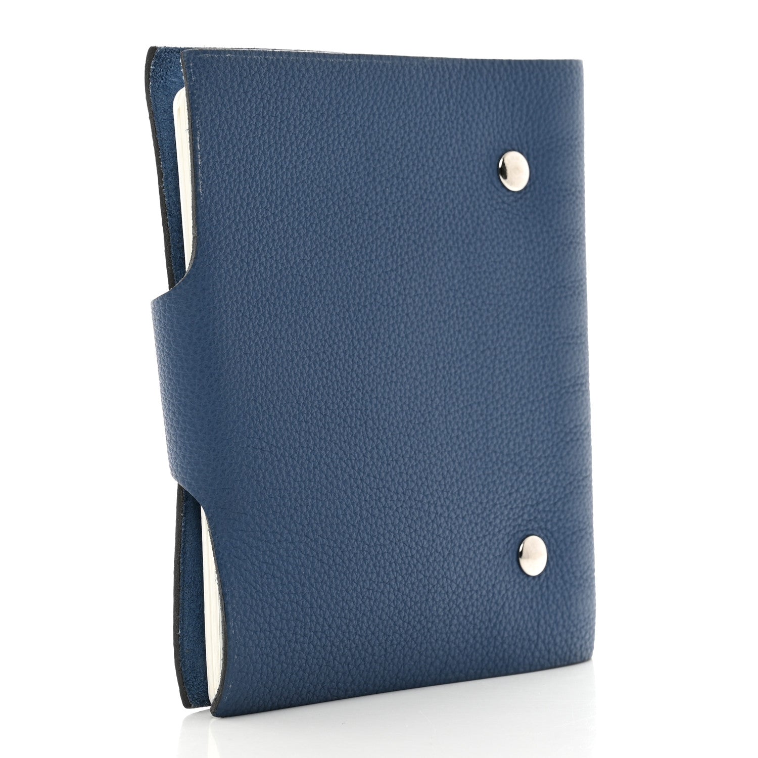 Hermes Togo Ulysse PM Notebook Cover Bleu Azur 3 of 7