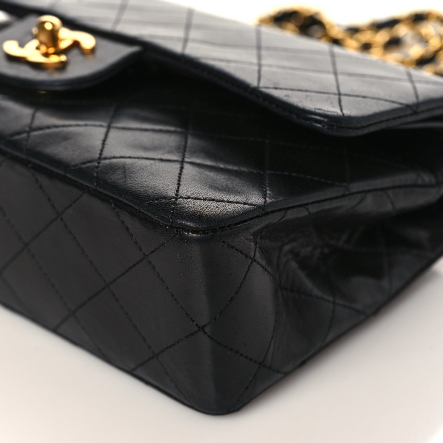 Chanel Lambskin Quilted Small Double Flap Black 9 of 9
