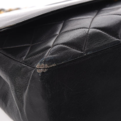 Chanel Lambskin Quilted XL Jumbo Single Flap Black 11 of 28