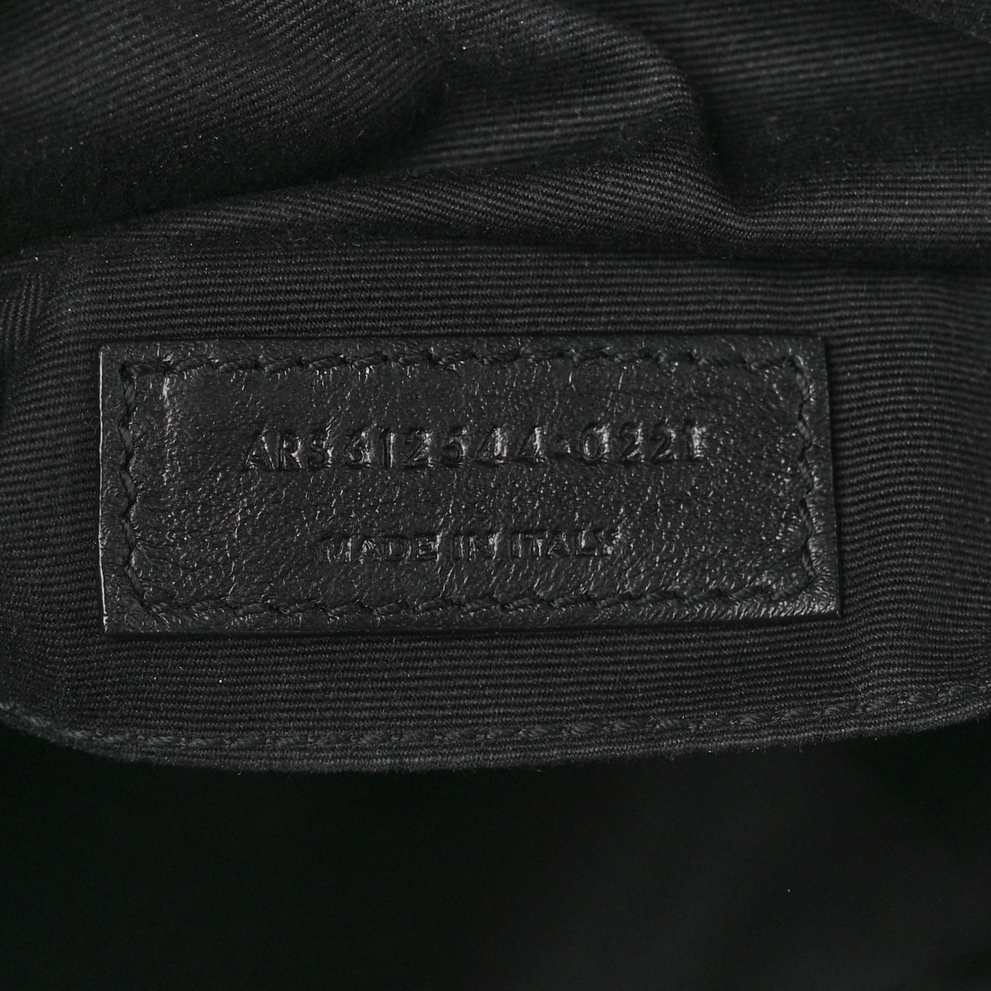 Calfskin Matelasse Monogram Lou Camera Bag Black