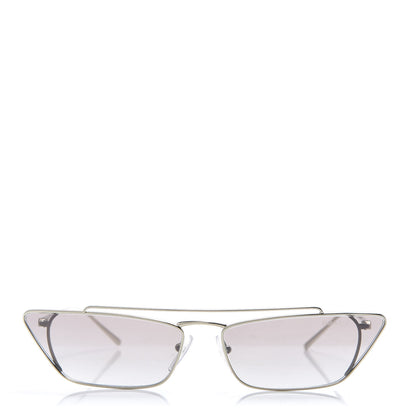 Prada Cat Eye Sunglasses SPR 64U Light Gold 2 of 8