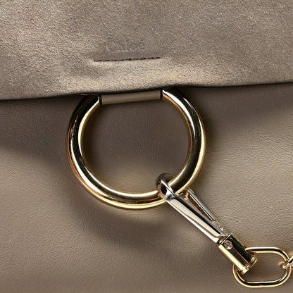 Chloe Calfskin Medium Faye Shoulder Bag Motty Grey 6 of 16
