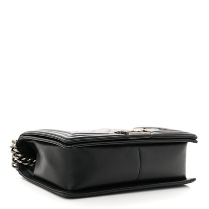 Chanel Lambskin Quilted New Medium Boy Flap Black 4 of 12