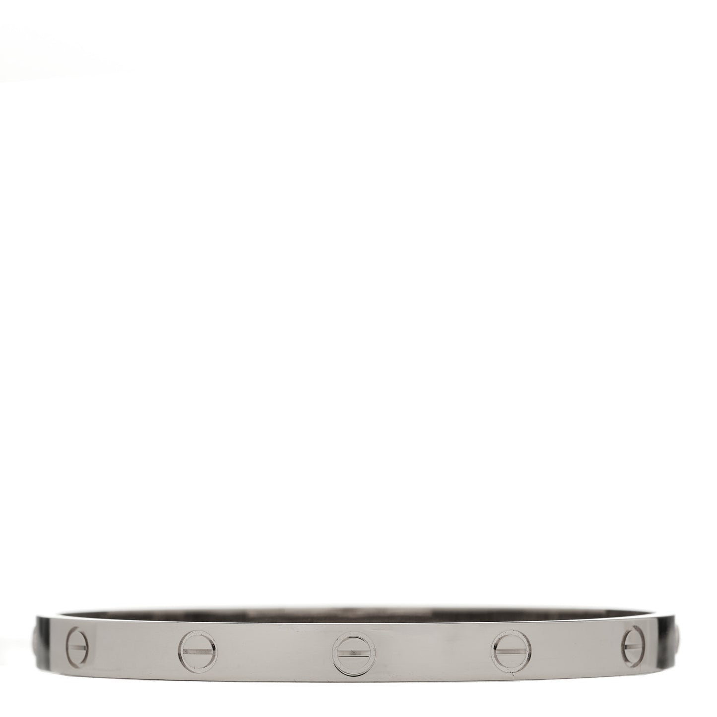 18K White Gold LOVE Bracelet 19