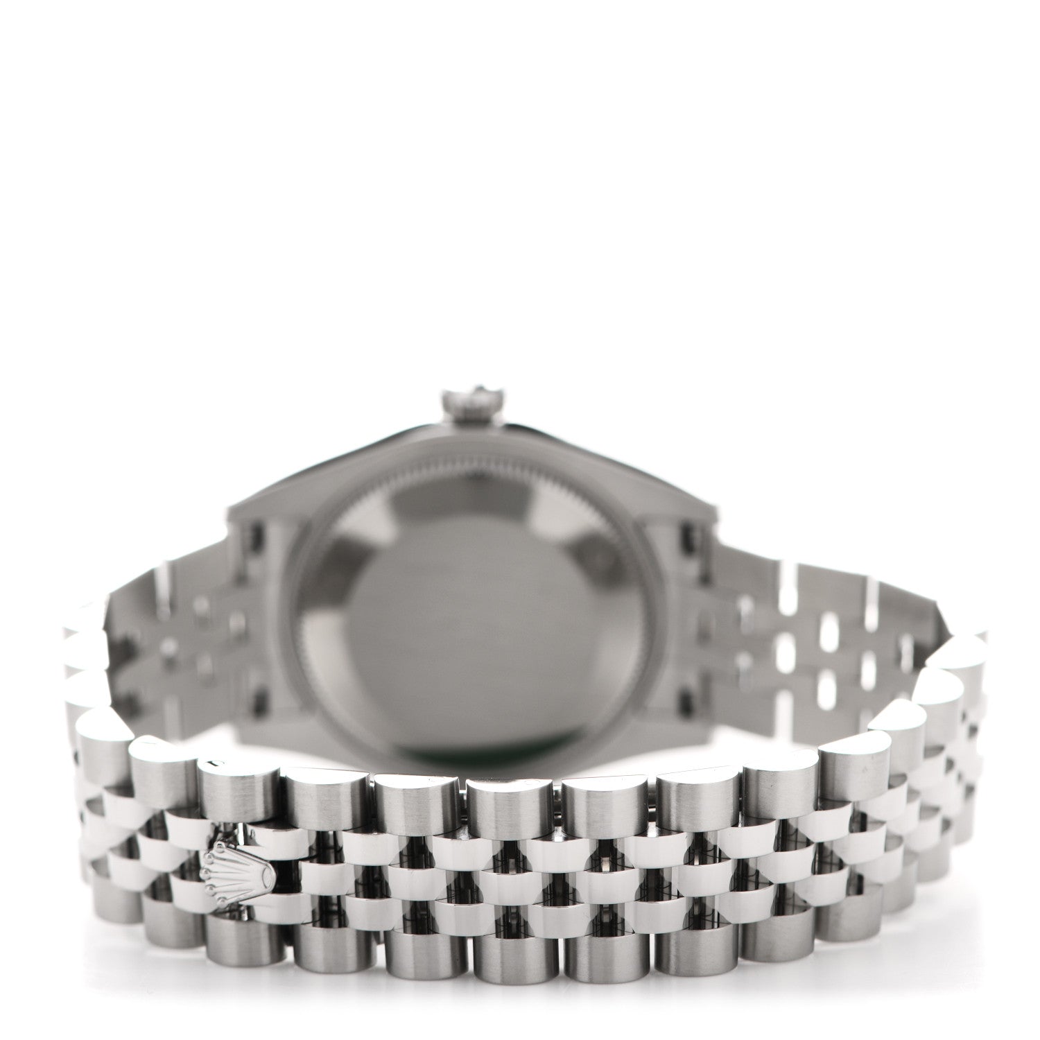 Rolex Stainless Steel 18K White Gold Diamond 31mm Oyster Perpetual Datejust Watch Silver 178274 3 of 4