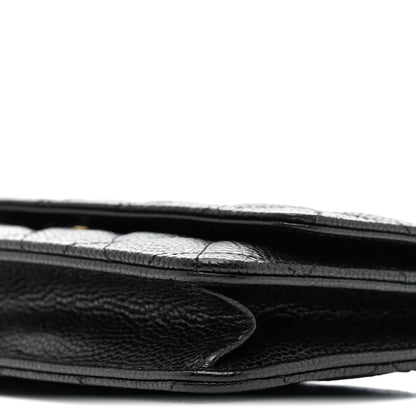 Chanel Caviar Quilted Wallet on Chain WOC Black 11 of 11