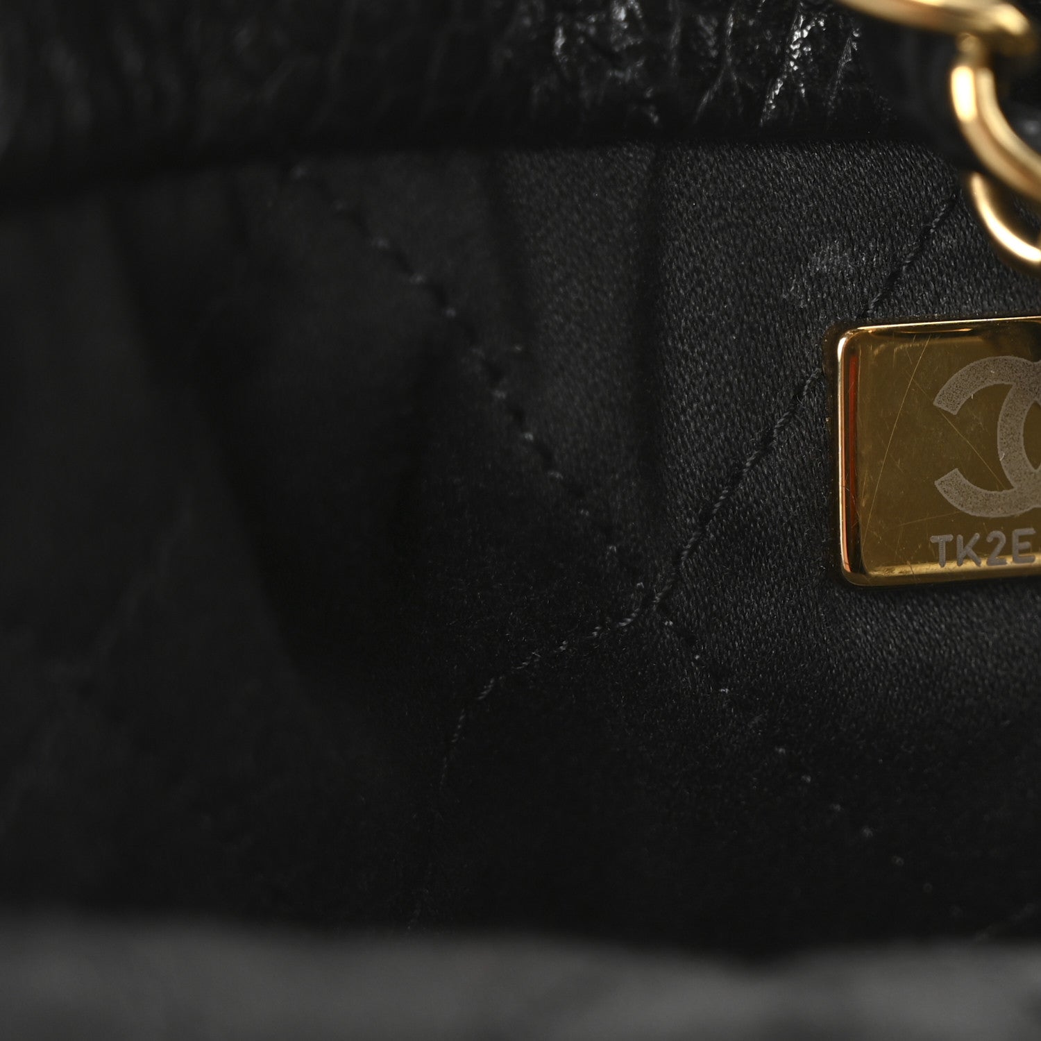 Chanel Shiny Caviar Quilted Small Chanel 22 Black 8 of 11