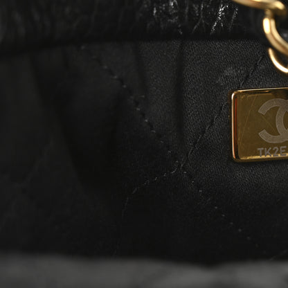 Chanel Shiny Caviar Quilted Small Chanel 22 Black 8 of 11