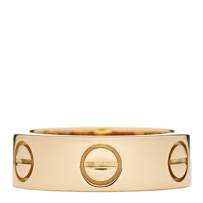 Cartier 18K Yellow Gold 5.5mm LOVE Ring 47 4 3 of 5
