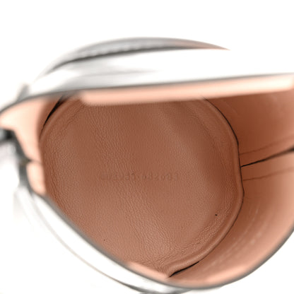 Alexander McQueen Metallic Calfskin The Curve Mini Shoulder Bag Silver 5 of 11