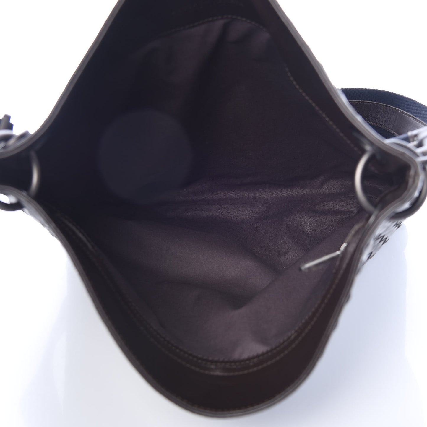 Nappa Intrecciato VN Crossbody Messenger Bag Ebano