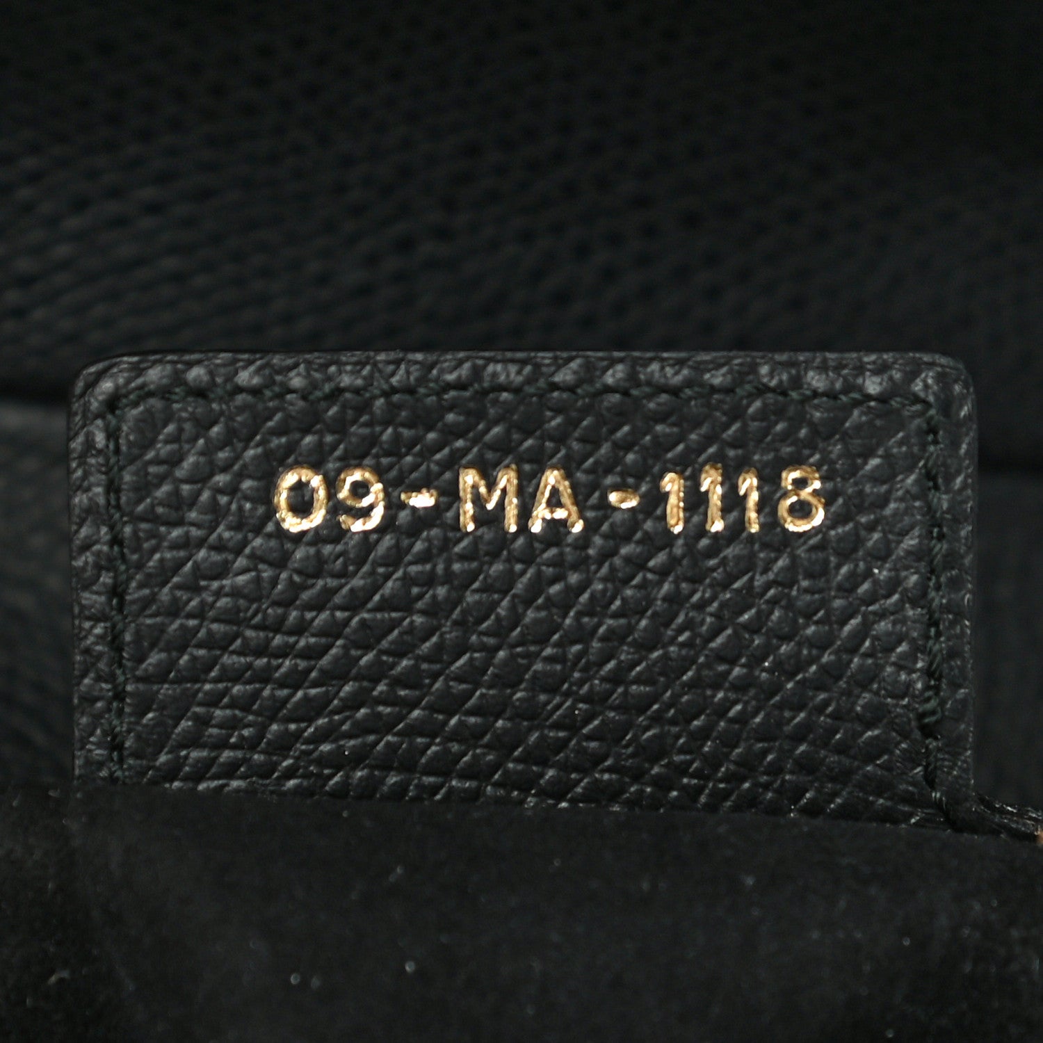 Christian Dior Grained Calfskin Saddle Bag Black 7 of 17