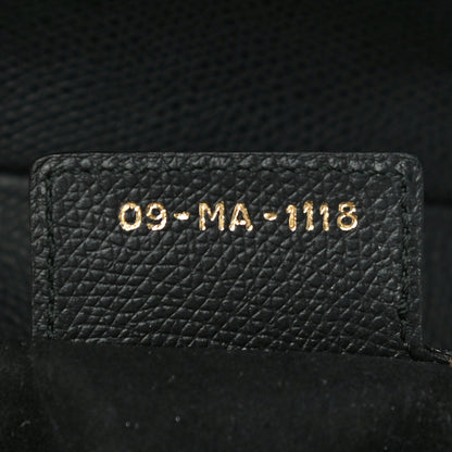 Christian Dior Grained Calfskin Saddle Bag Black 7 of 17