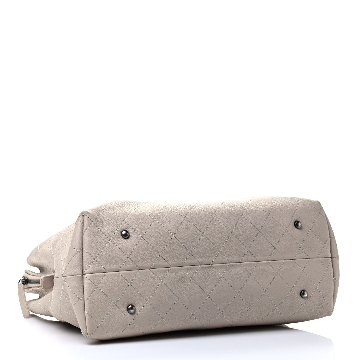 Chanel Grained Vegetal Calfskin Urban Shopping Tote Beige 6 of 12