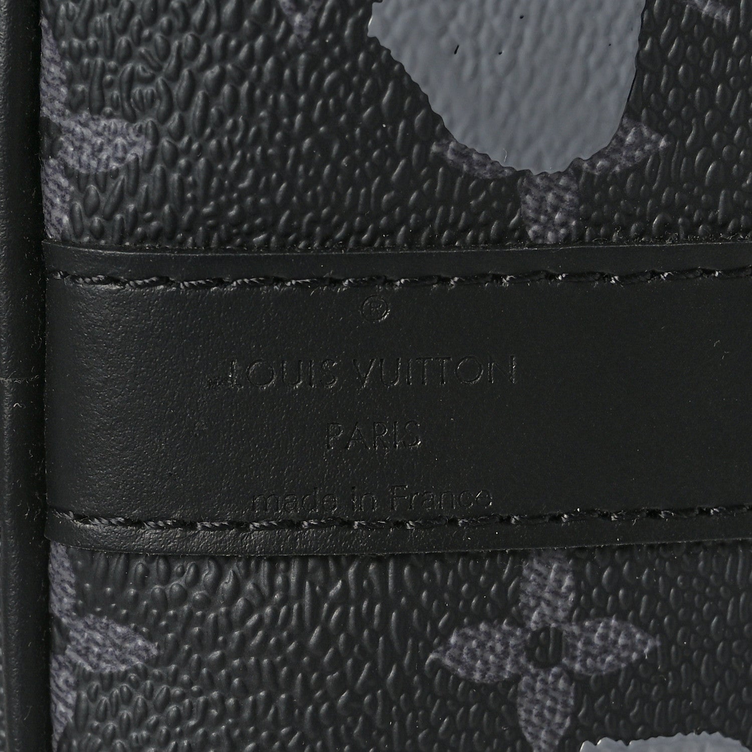 Louis Vuitton LV X YK Monogram Eclipse Keepall Bandouliere 45 Black Silver 6 of 10