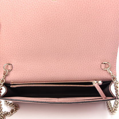 Gucci Dollar Calfskin Medium Betty Chain Wallet Soft Pink 5 of 10