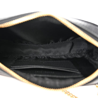 Gucci Dollar Calfskin Super Mini GG Marmont Chain Shoulder Bag Black 5 of 11