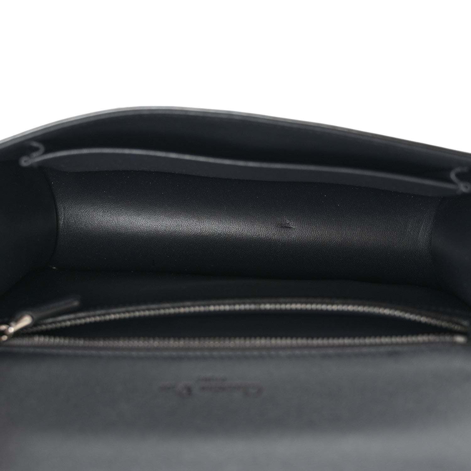 Christian Dior Metallic Patent Micro-Cannage Medium Diorama Flap Bag Onyx Black 5 of 13