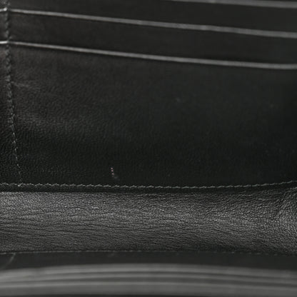 Christian Dior Lizard Diorama Croisiere Chain Wallet Black 7 of 13