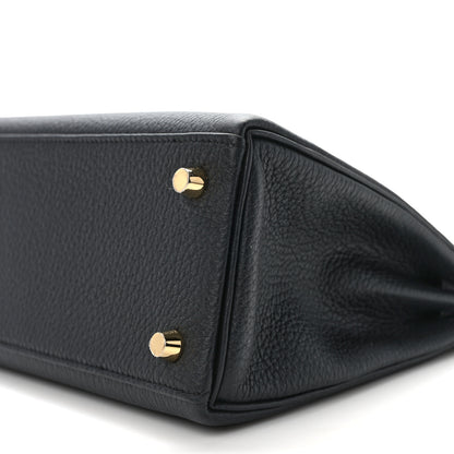 Hermes Togo Kelly Retourne 25 Black 9 of 11