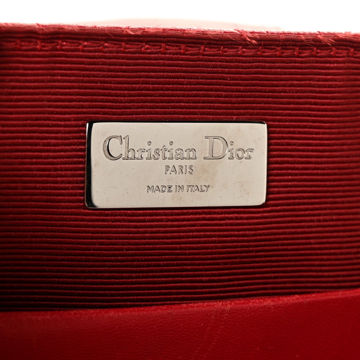 Christian Dior Lambskin Cannage Small Stardust Backpack Red 9 of 12
