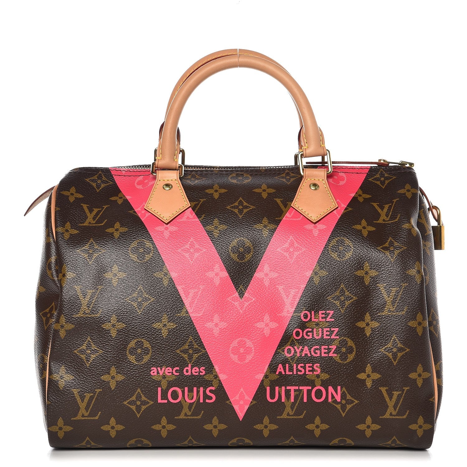 Louis Vuitton Monogram Speedy 30 V Grenade 2 of 13