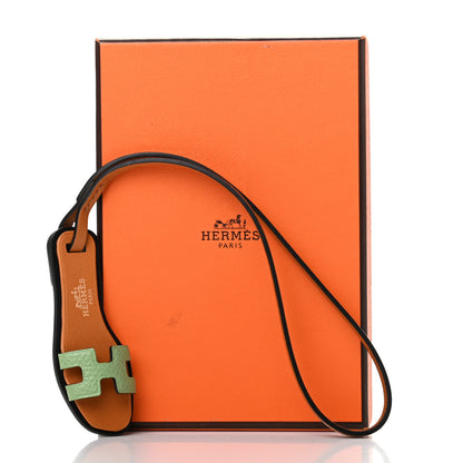 Hermes Epsom Butler Calfskin Hunter Oran Nano Bag Charm Sable Vert Criquet 5 of 5