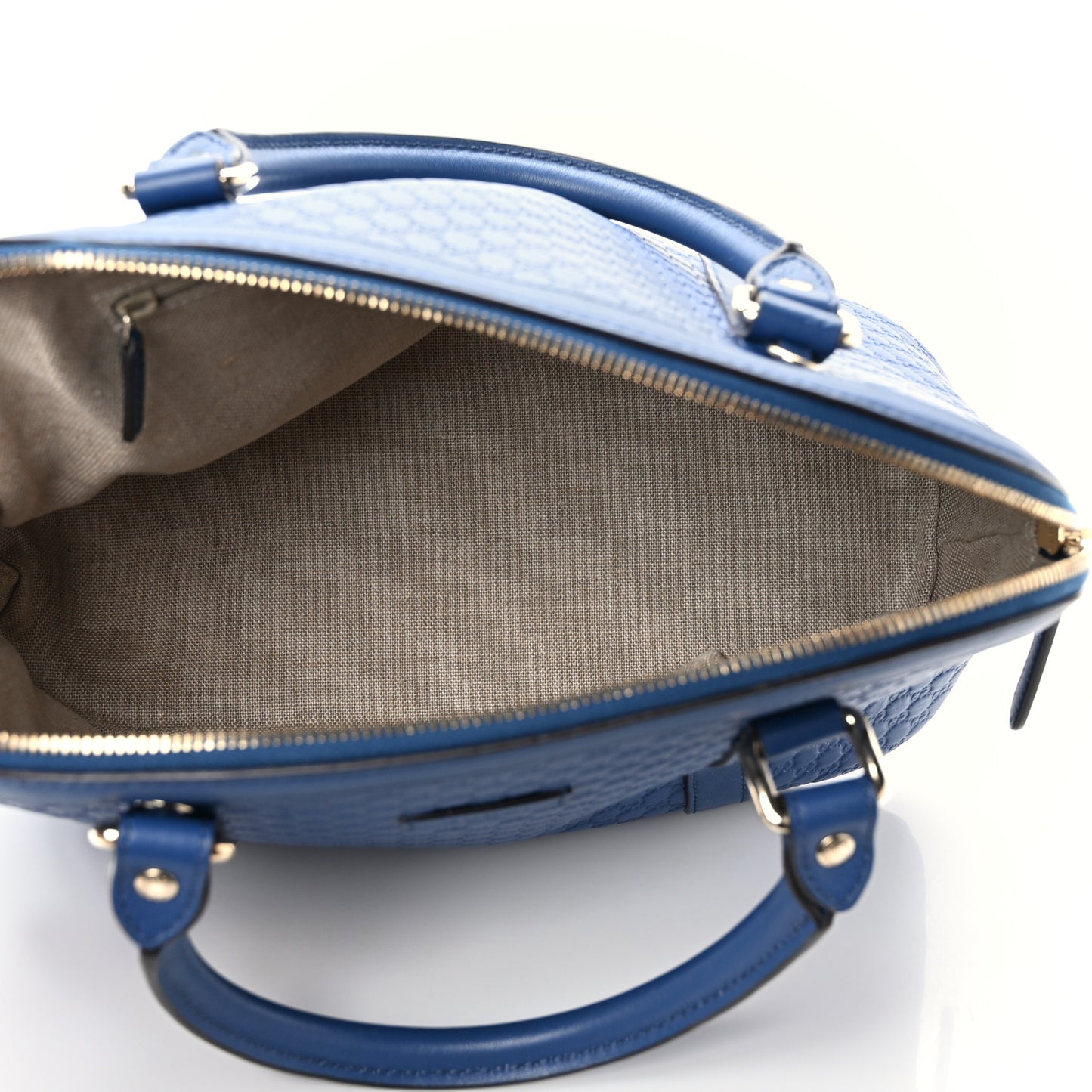 Soft Microguccissima Medium Dome Bag Caspian