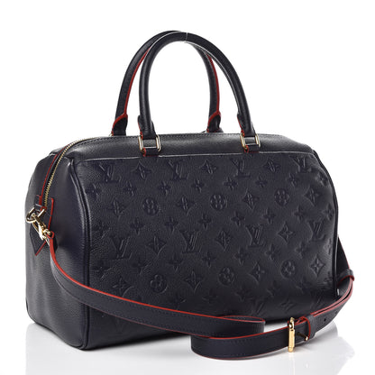 Louis Vuitton Empreinte Speedy Bandouliere 30 NM Marine Rouge 3 of 9