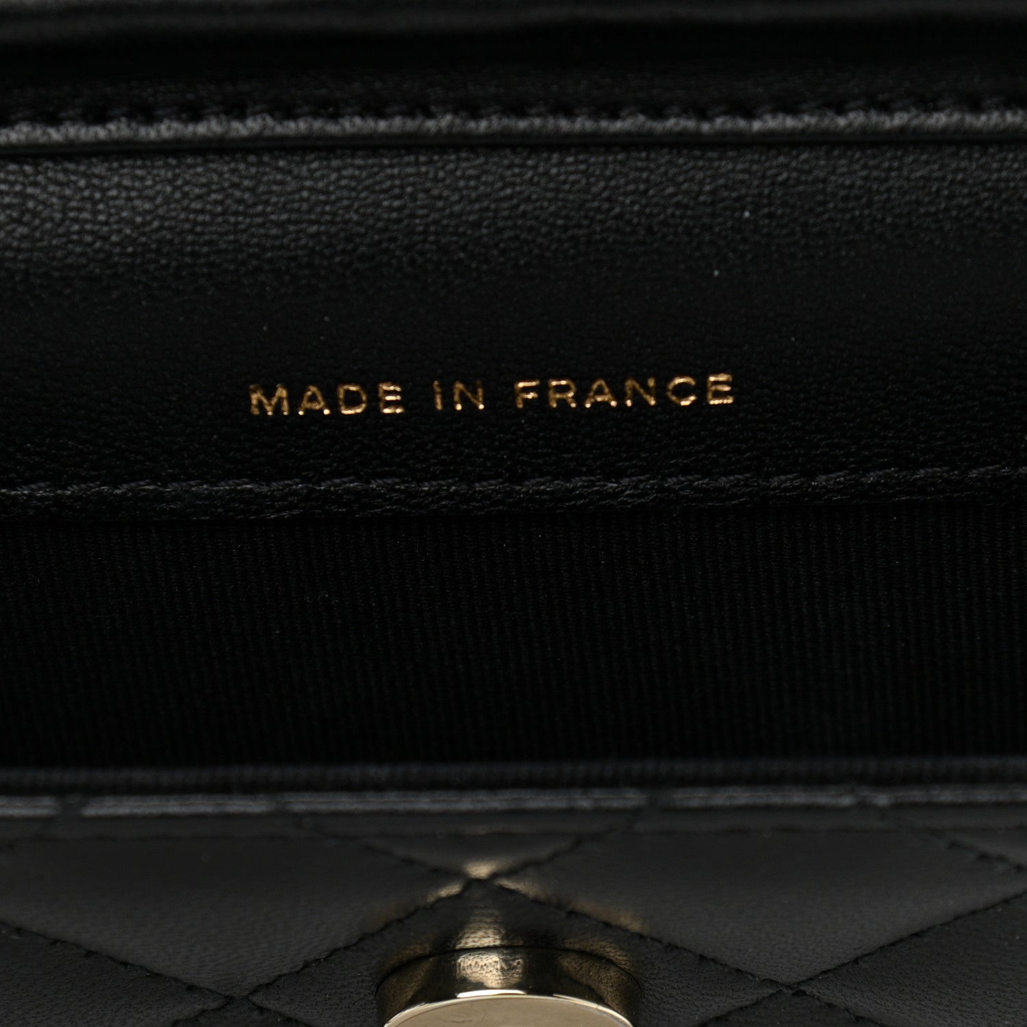 Chanel Lambskin Quilted Mini Coco Bow Clutch With Chain Black 7 of 11