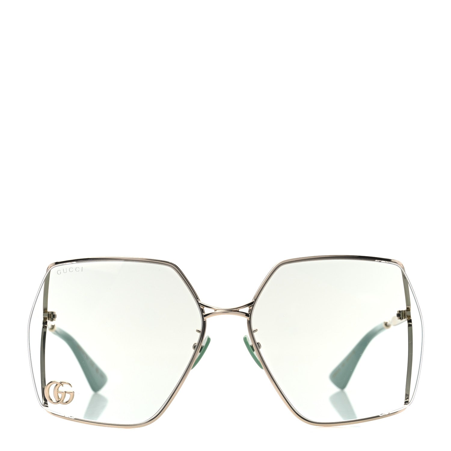 Gucci Metal Sunglasses GG0817S Green 2 of 8