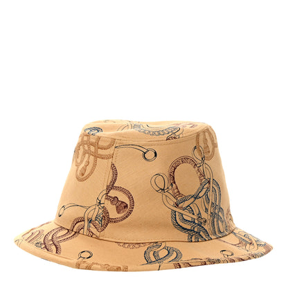 Hermes Linen Cotton Della Cavalleria Funk Hat 57 1 of 11