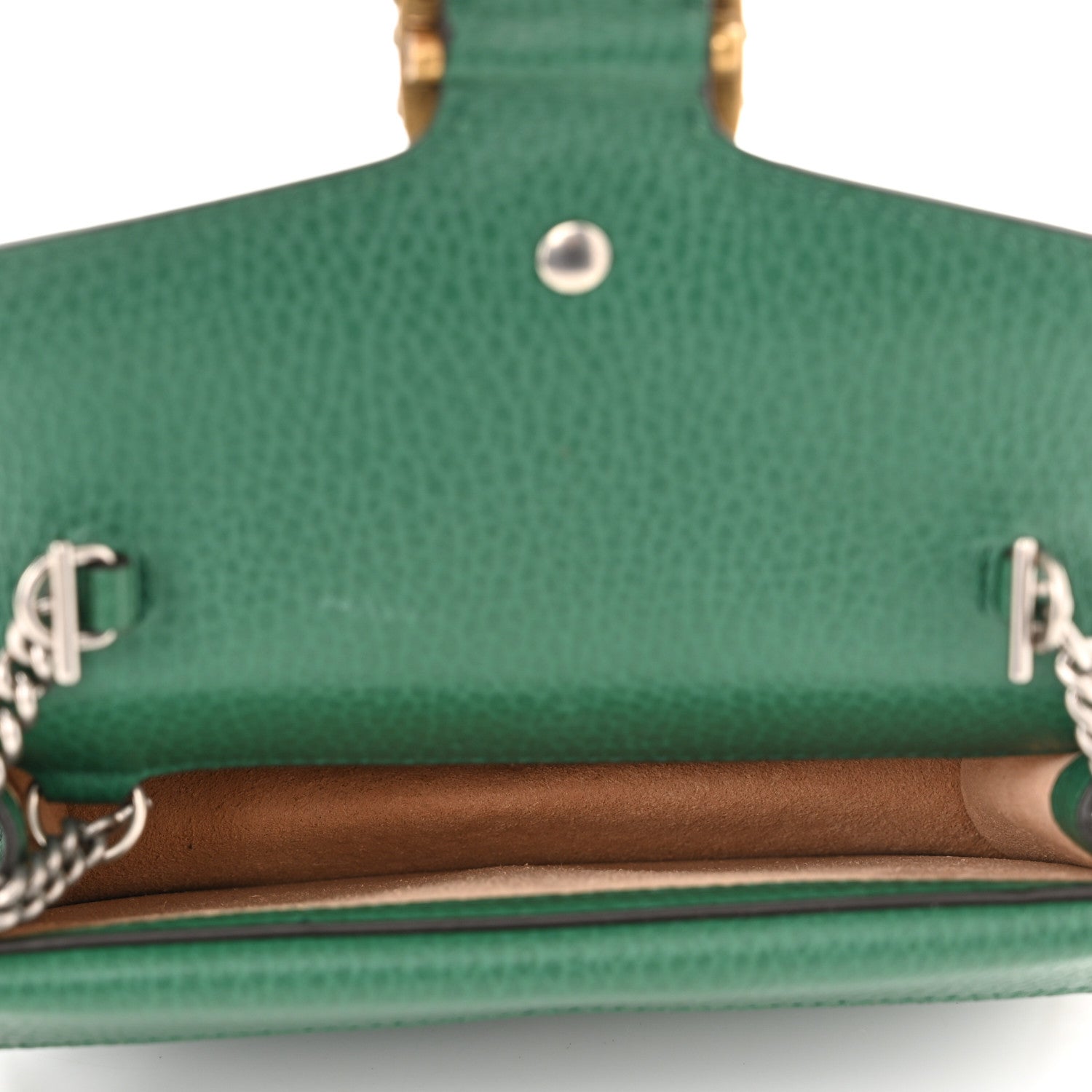 Gucci Calfskin Super Mini Dionysus Shoulder Bag Emerald 5 of 9