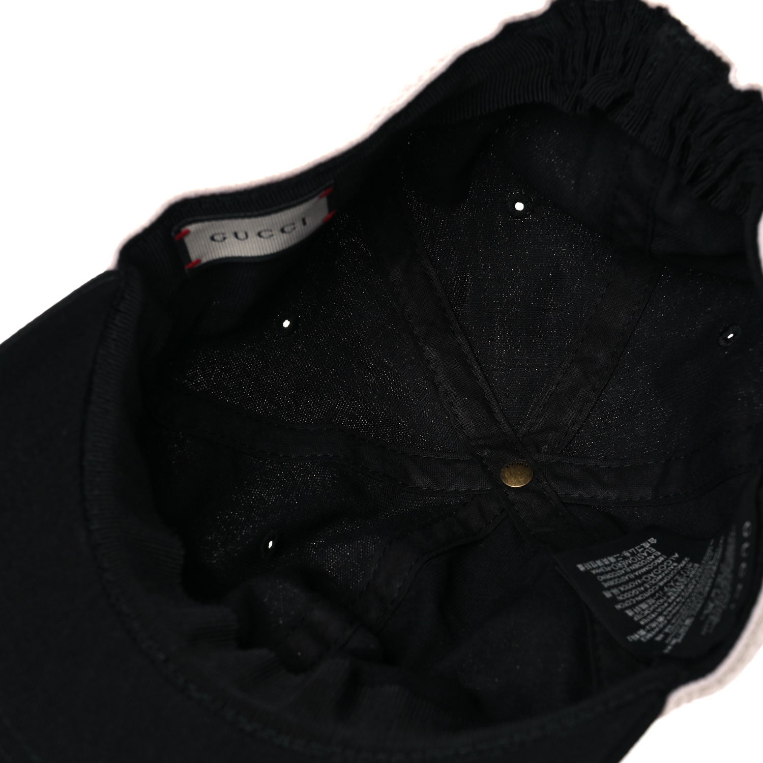 Gucci Gabardine Gucci Headband Baseball Hat L Black 8 of 10