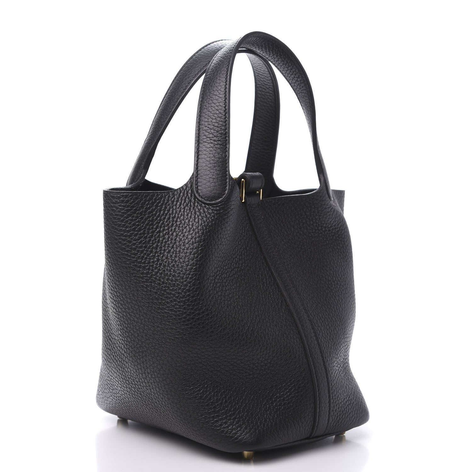 Hermes Taurillon Clemence Picotin Lock 18 PM Black 3 of 12