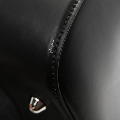 Gucci Soft GG Supreme Monogram Appia Calfskin Web Large Carry On Duffle Bag Black Grey 10 of 10
