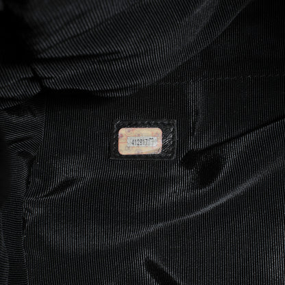Chanel Vinyl Stitched XL Weekender Black 8 of 8