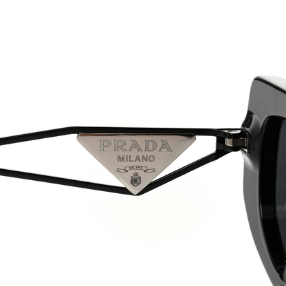 Prada Acetate Sunglasses SPR 14Y Black Slate Gray 5 of 8