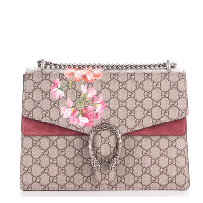 Gucci GG Supreme Monogram Blooms Medium Dionysus Shoulder Bag Beige Multicolor Dry Rose 1 of 8