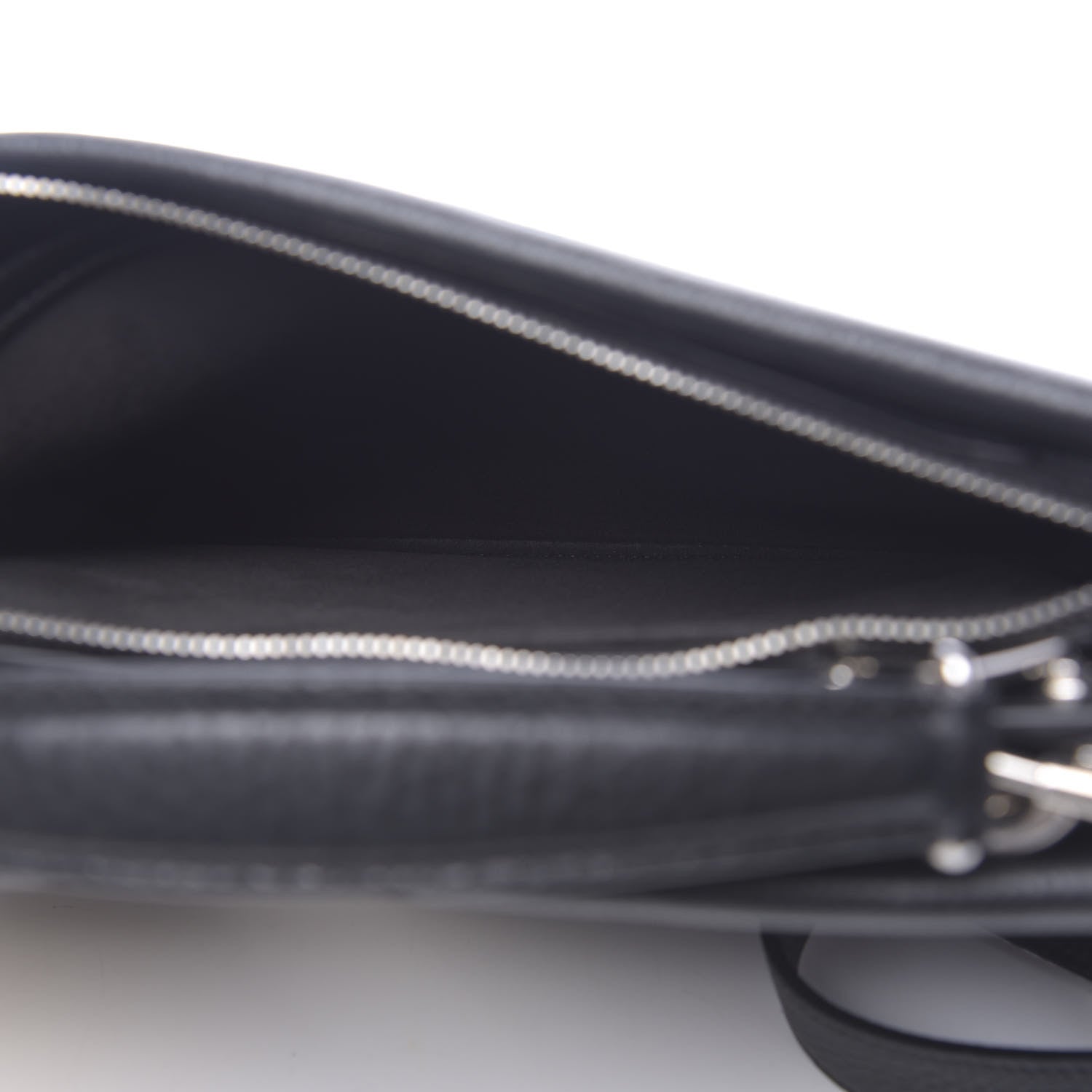 Fendi Calfskin Romano Mania FF 1974 Embossed Mini Peekaboo Iconic Fit Satchel Black Sunflower White 6 of 11